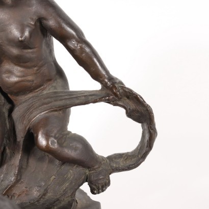 G. Restelli Bronzeskulptur - Italien 1920