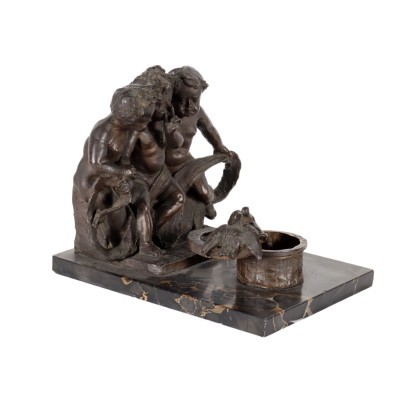 G. Restelli Sculpture Bronze Italy 1920s