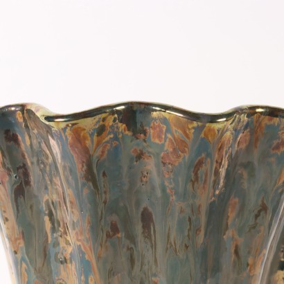 modernariato, modernariato di design, vaso, vaso modernariato, vaso di modernariato, vaso italiano, vaso vintage, vaso anni '60, vaso design anni 60,Vaso V. Mazzotti Manifattura di Albisola