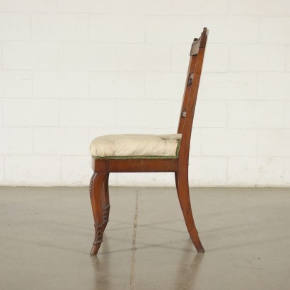 antique, chair, antique chairs, antique chair, antique Italian chair, antique chair, neoclassical chair, 19th century chair, Group of Four Restoration Chairs
