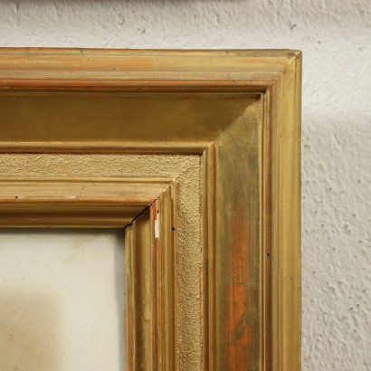 Pair of Gilded Frame Wood Italy Late 19th Century