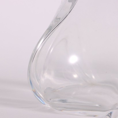 modernariato, modernariato di design, vaso, vaso modernariato, vaso di modernariato, vaso italiano, vaso vintage, vaso anni '60, vaso design anni 60,Vaso Serpentine in Cristallo di Baccarat