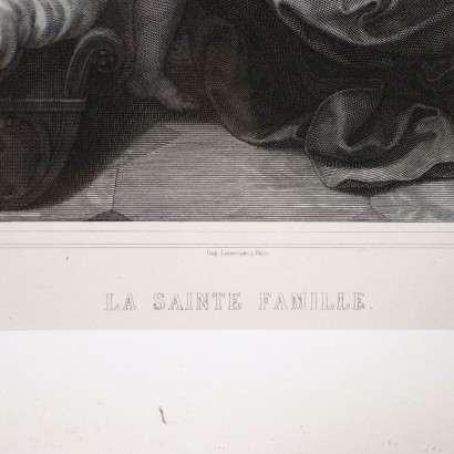 La Sainte Famille Gravure - Italie XIX Siècle