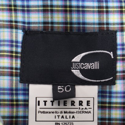 Just Cavalli Tartan Shirt Cotton Italy