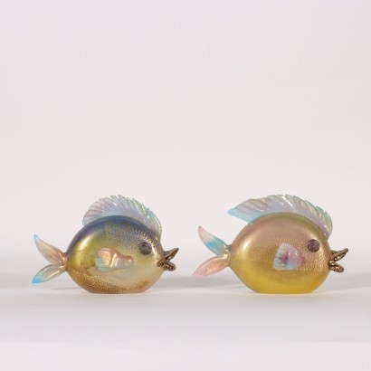 Murano Glass Fish Sculpture Italy 1980s