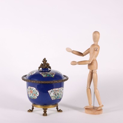 Vase avec Couvercle Céramique - Chine Fin de '800