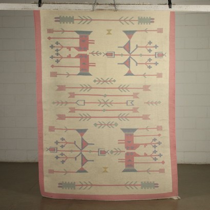 Vintage Klim Carpet Wool Cotton Poland 1970s-1980s