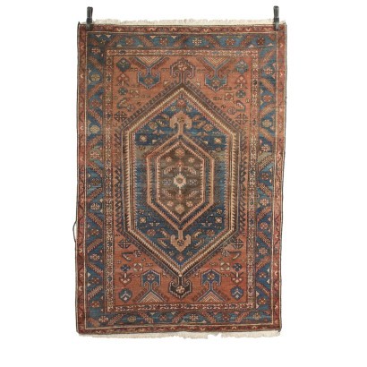 Tapis Malayer Noeud Fin Laine Coton - Perse Années 1940-1950