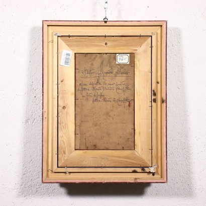 Alcide Davide Campestrini Oil On Cardboard Italy 19th-20th Century