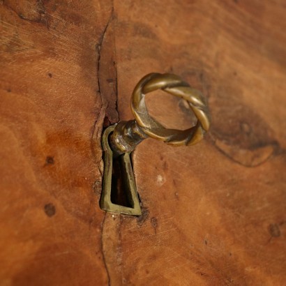 Restoration Chest Of Drawers Walnut Poplar Brass Italy 19th Century