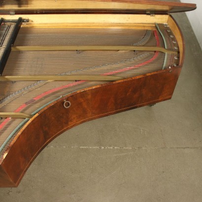 Hofbauer Half-Grand Piano Walnut Austria XX Century