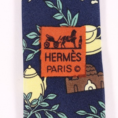 Cravate Hermès, hèrmes vintage, homme vintage, Cravate vintage Hèrmes 744 HA