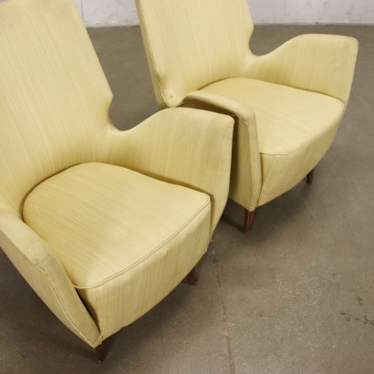moderne Antiquitäten, moderne Design-Antiquitäten, Sessel, moderner Sessel, moderner Antiquitäten-Sessel, italienischer Sessel, Vintage-Sessel, 60er-Sessel, 60er-Design-Sessel, Zwei 50er-Sessel