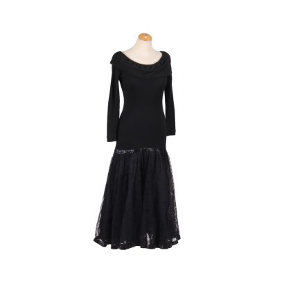Vintage Byblos Kleid aus Wolle und Spitze