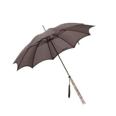 Vintage Regenschirm mit Perlmuttgriff