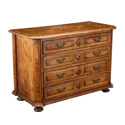 Piedmontese Baroque chest of drawers
