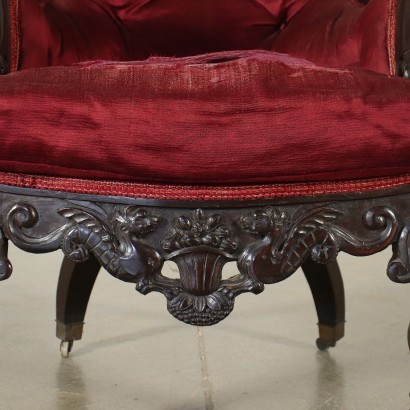 antique, armchair, antique armchairs, antique armchair, antique Italian armchair, antique armchair, neoclassical armchair, 19th century armchair, Louis Philippe armchair