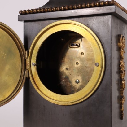 Napoleon III Table Clock Gilded Bronze France 19th Century