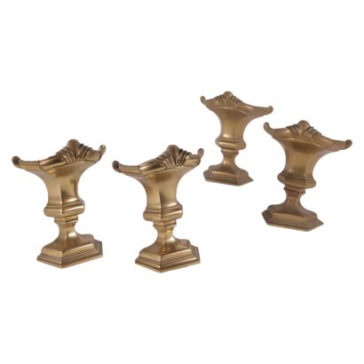 Groupe de 4 Frises Néoclassiques en Bronze - Italie XIX Siècle