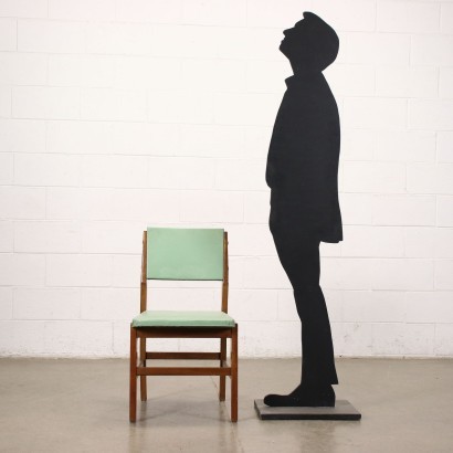 moderne Antiquitäten, moderne Design-Antiquitäten, Stuhl, moderner antiker Stuhl, moderner Antiquitätenstuhl, italienischer Stuhl, Vintage-Stuhl, 60er-Stuhl, 60er-Design-Stuhl, 50er-60er-Stühle