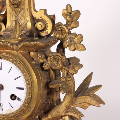 antique, clock, antique clock, antique clock, italian antique clock, antique clock, neoclassical clock, 19th century clock, pendulum clock, wall clock, Triptych Clock