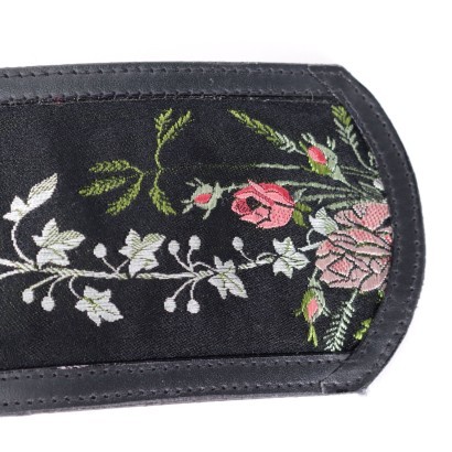 ceinture vintage, ceinture en cuir, années 60, années 70, ceinture florale vintage