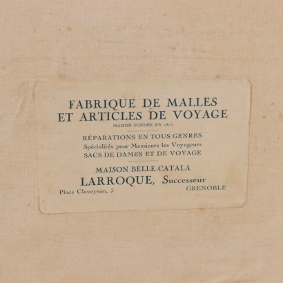 Malle Vintage Cuir France Années 1920-1930