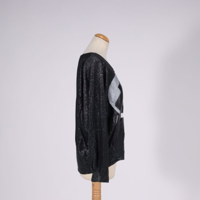 maglione vintage, pullover vintage, lurex, anni 80, vintage italiano,Pullover Vintage in Lurex