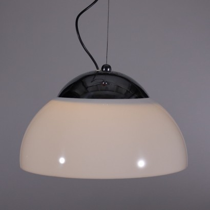Lamp Chromed Aluminum Metarcylate Italy 1960s