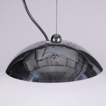 Lamp Chromed Aluminum Metarcylate Italy 1960s