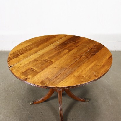 antiguo, mesa, mesa antigua, mesa antigua, mesa italiana antigua, mesa antigua, mesa neoclásica, mesa del siglo XIX, mesa de pedestal en estilo Giorgio IV