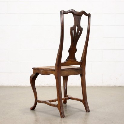 antique, chaise, chaises antiques, chaise antique, chaise italienne antique, chaise antique, chaise néoclassique, chaise du XIXe siècle, Groupe de six chaises de style Chippenda