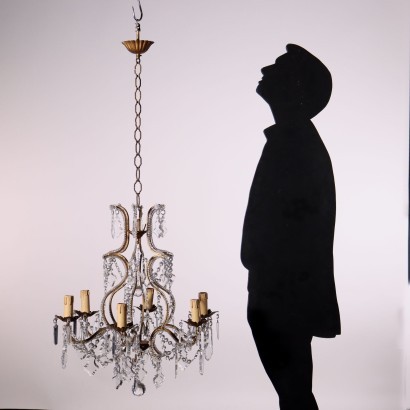 Maria Theresa Revival Chandelier Italy 20th Century