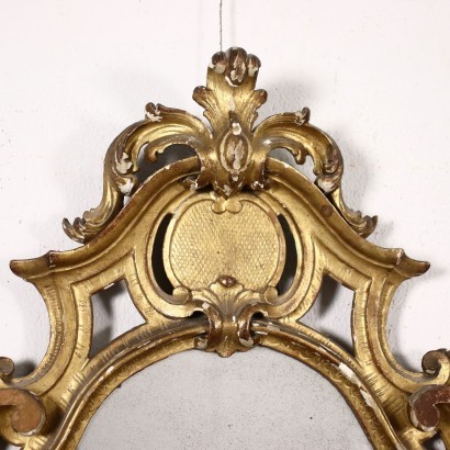 antiques, mirror, antique mirror, antique mirror, antique Italian mirror, antique mirror, neoclassical mirror, mirror of the 19th century - antiques, frame, antique frame, antique frame, antique Italian frame, antique frame, neoclassical frame, 19th century frame, Pair of Fans in Style