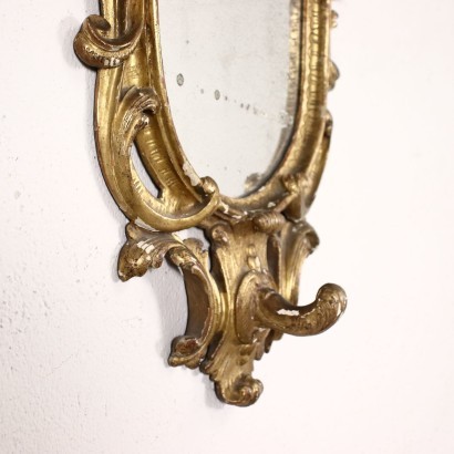 antique, mirror, antique mirror, antique mirror, antique Italian mirror, antique mirror, neoclassical mirror, mirror of the 19th century - antiques, frame, antique frame, antique frame, antique Italian frame, antique frame, neoclassical frame, 19th century frame, Pair of Fans in Style