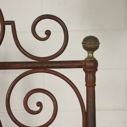 antique, bed, antique beds, antique bed, antique Italian bed, antique bed, neoclassical bed, 19th century bed - antique, headboard, antique headboards, antique headboards, antique Italian headboard, antique headboard, neoclassical headboard, 19th century headboard, Single bed in wrought iron