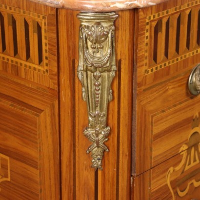 Commode Rouvre Bronze Marbre France XX Siècle