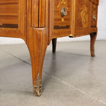 Commode Rouvre Bronze Marbre France XX Siècle