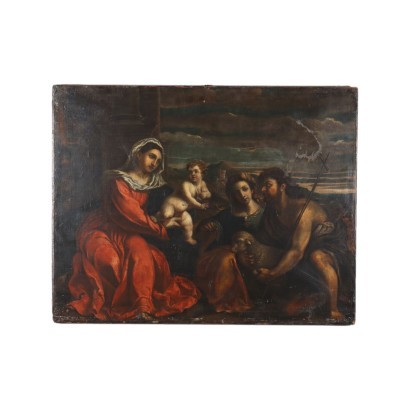 Vierge à l'enfant avec saint Jean-Baptiste et sainte Catherine