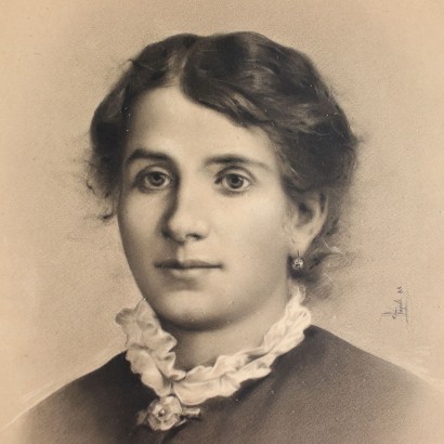 Portrait d'une jeune femme 1888, Portrait d'une jeune femme 1888