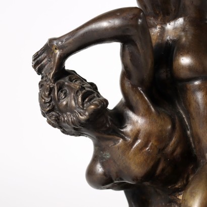 The Rape of the Sabine Bronze Sculpture by A. Santini Italy \'900
