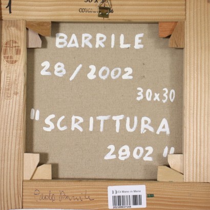 Acrylique sur Toile par Paolo Barrile Italie 2002
