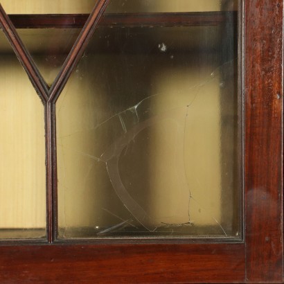 Bookcase George IV Mahogany Glass England \'800
