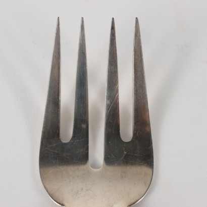 antiques, table service, antique table service, antique table service, antique Italian table service, antique table service, neoclassical table service, 19th century table service, Silver Fish Cutlery Set