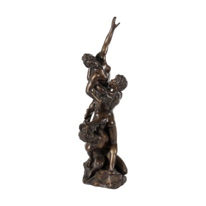 The Rape of the Sabine Bronze Sculpture by A. Santini Italy \'900
