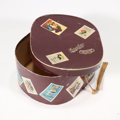 bombín vintage, sombrero de principios de 1900, borsalino vintage, bombín Borsalino vintage con caja