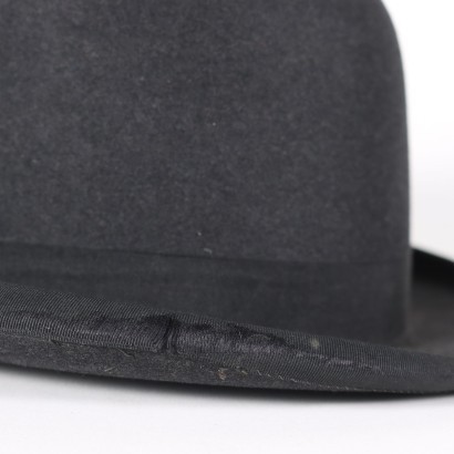 Bowler\'s Hat by Borsalino Felt Italy 1920s-1930s