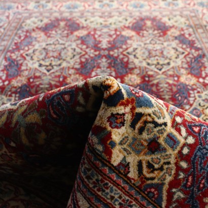 Kashan Carpet Cotton Wool Persia 1960s-1970s