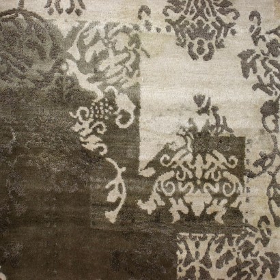 Tapis de soie design népalais