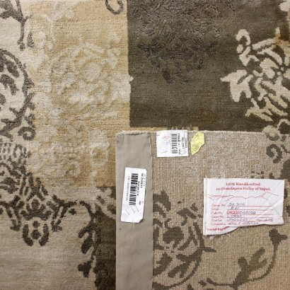 antigüedades, alfombras, alfombras antigüedades, alfombras antiguas, alfombras antiguas, alfombras neoclásicas, alfombras 900, alfombras de seda de diseño nepalí